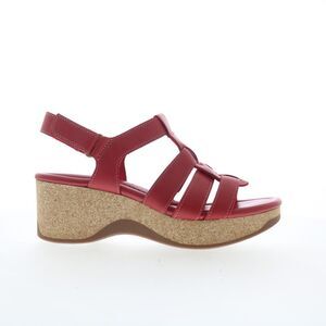 Clarks Womens Chelseah Peak Red Shoes (NWT)